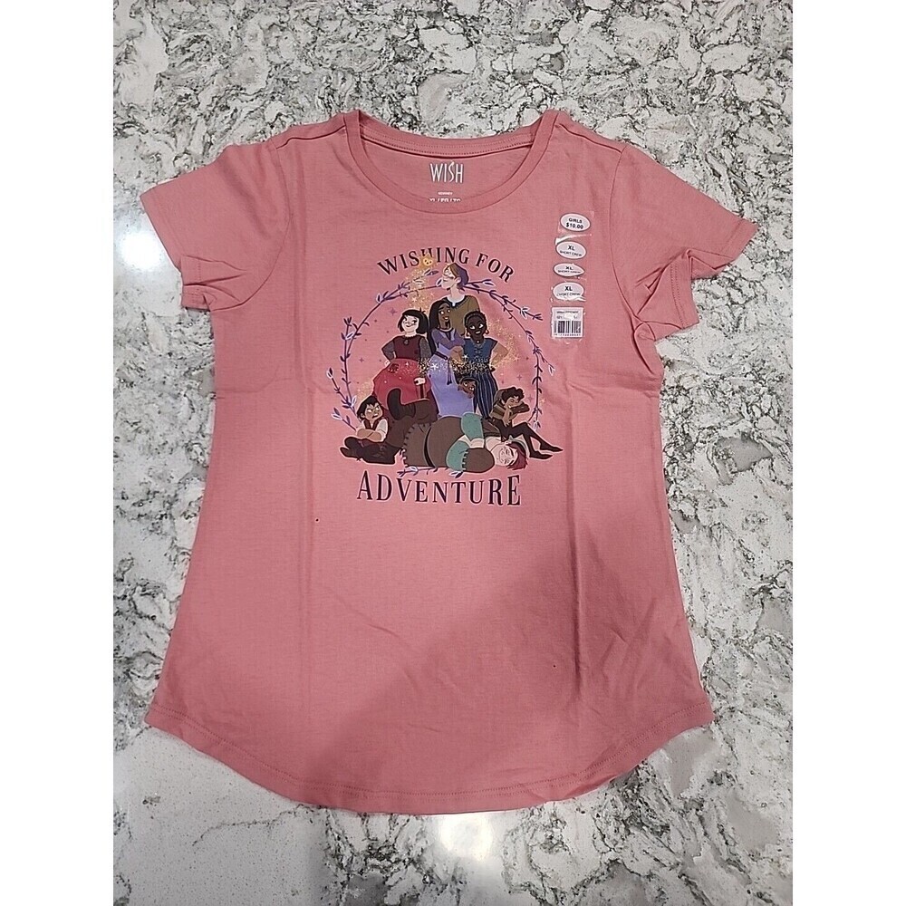 Disney Wish Bunch Girls Short Sleeve Tee Shirt XL